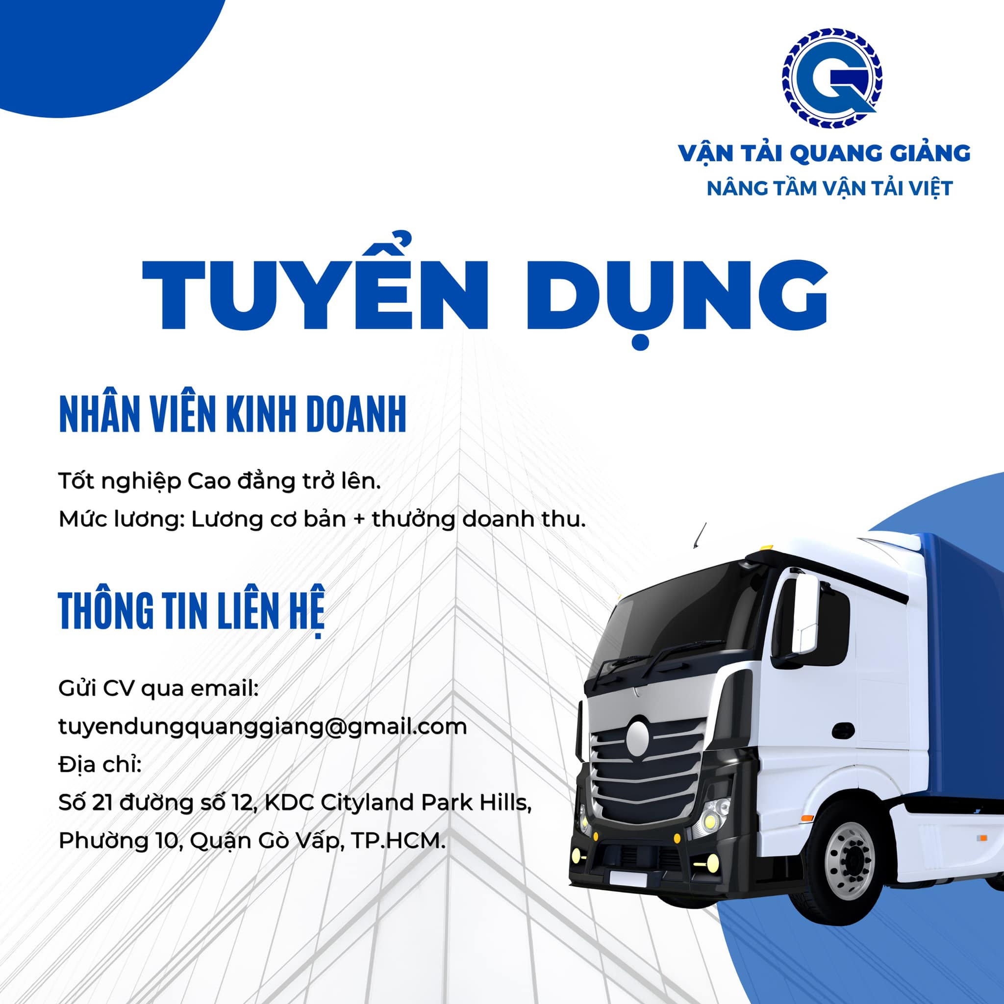 Tuyển dụng Nhân viên Kinh doanh