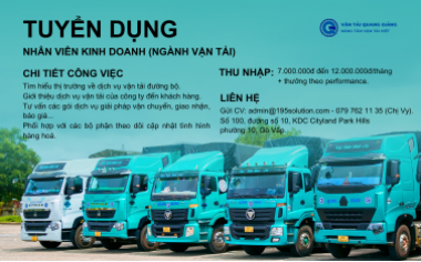 Tuyển dụng nhân viên kinh doanh tháng 8